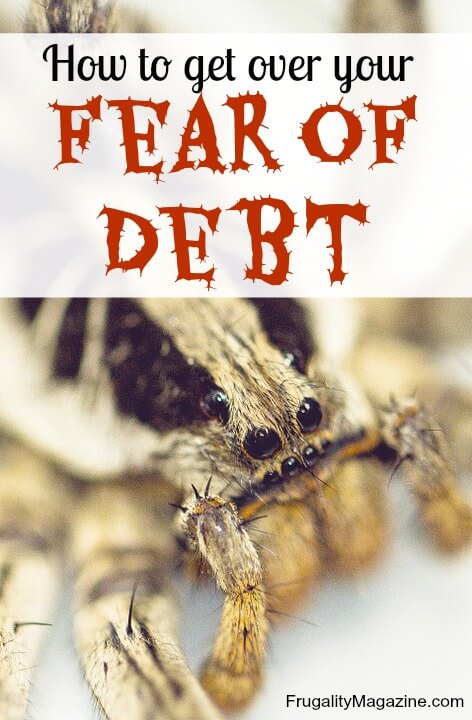 Debt can be a scary subject, but that doesn't mean you shouldn't tackle it. Here's how to get over your fear and debt and finally become debt free once and for all! 