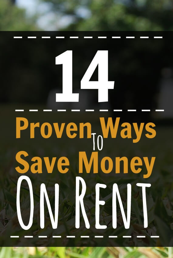 Want to stop spending so much money and actually make your budget a success? Here are 14 proven ways to save money by spending less on rent. 