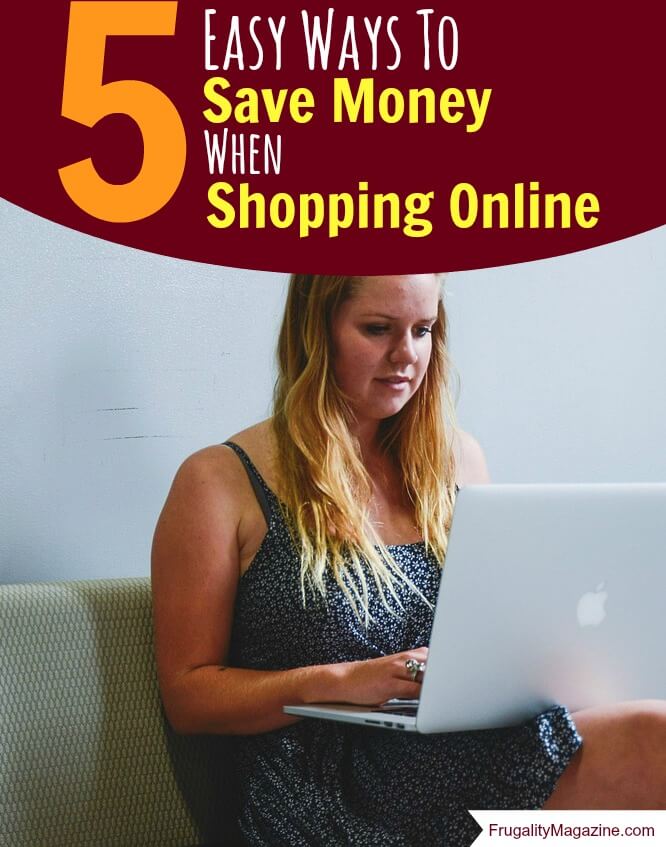 How to save money when shopping online. We all know that internet shopping can help us save money, but these tricks and tools will help you to save even more. #frugal #thrifty 