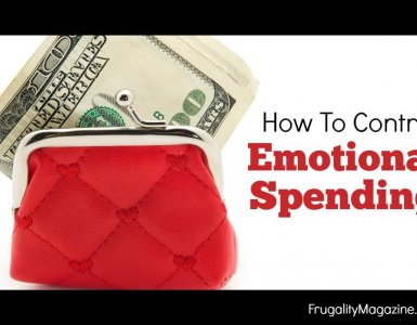 How to control your emotional spending so you can live on a budget, pay off debt and start to save money for the future.