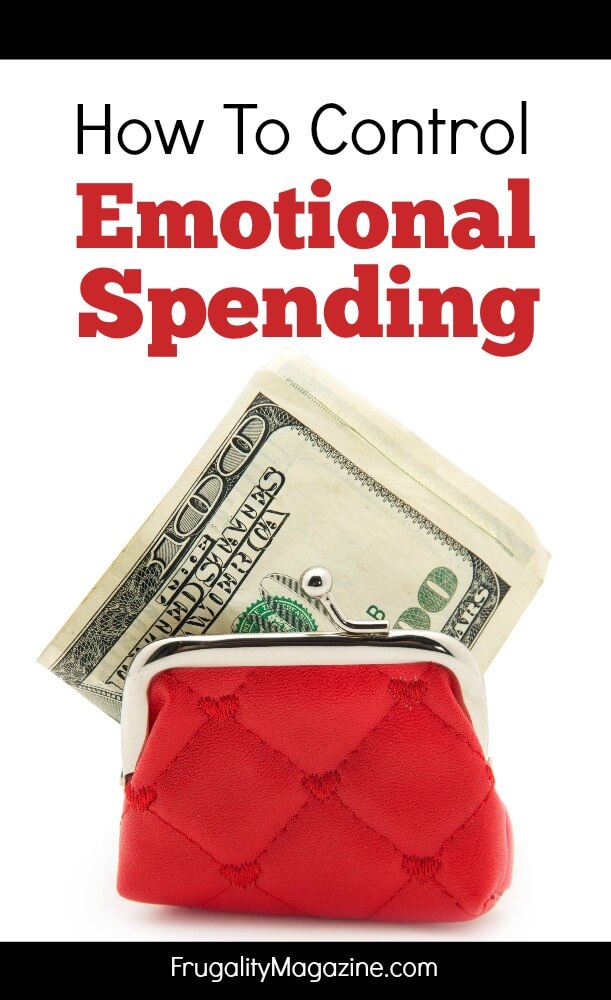 How to control your emotional spending so you can live on a budget, pay off debt and start to save money for the future. 