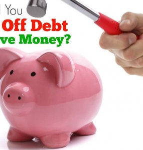 Should you pay off debt or save money? Here's the math behind the perfect answer to this complex question about debt elimination...