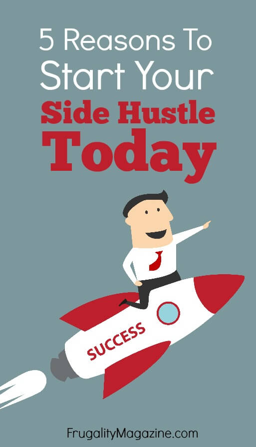 Do you want to make more money, pay off debt and finally get your budget under control? When it that case you need to start a side hustle. Here are 5 great reasons to start earning extra money on the side...