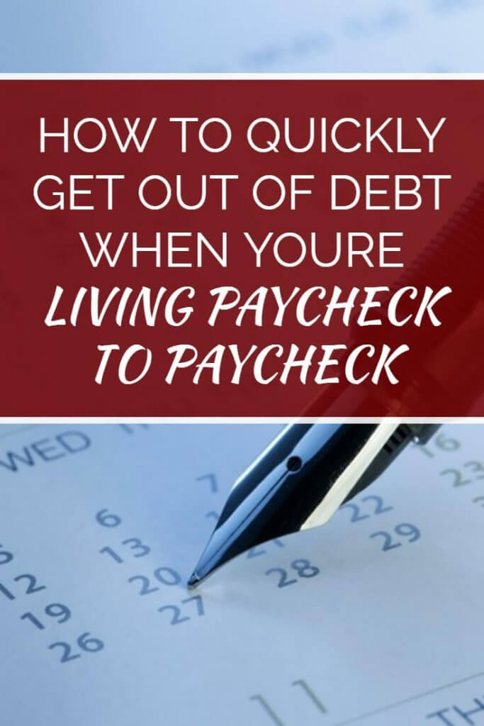 Many people think that paying odd debt takes a huge income, but even if you're living from paycheck to paycheck you can still become debt free. This article discusses how one blogger went from serious debt to a debt-free lifestyle while barely able to make ends meet. Click here to read the full story.