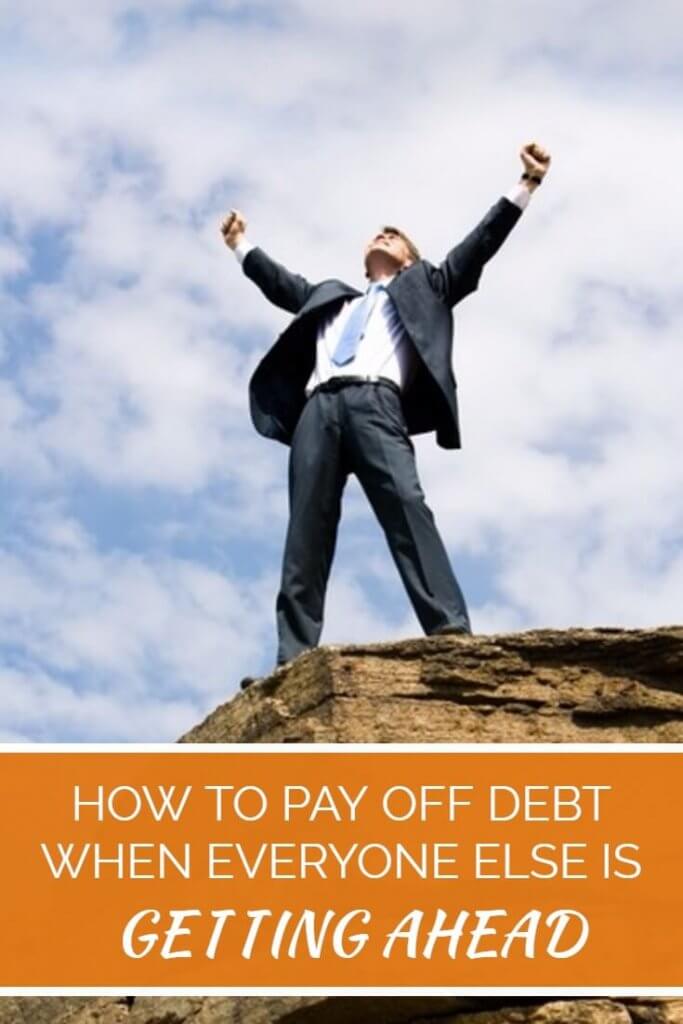 Paying off debt can be difficult at the best of times. But it's doubly challenging when you look around you and see all your friends getting ever further ahead. Depressing is not the word. So what are you to do? This article discusses how to pay off debt when everyone around you is getting ahead, and how to feel good about your decision - rather than embarrassed.